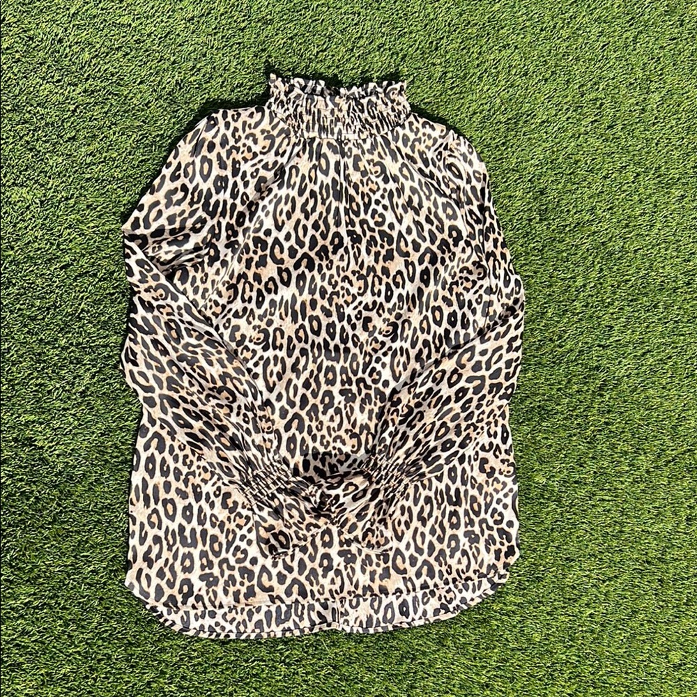 Leopard Print Blouse